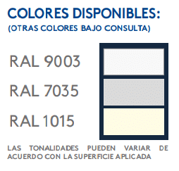 Isotelha Colores Disponibles